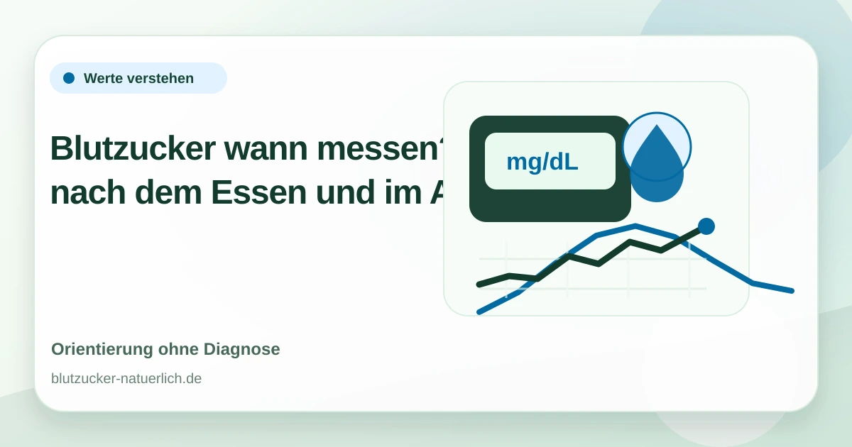 Blutzucker wann messen? Nüchtern, nach dem Essen und im Alltag