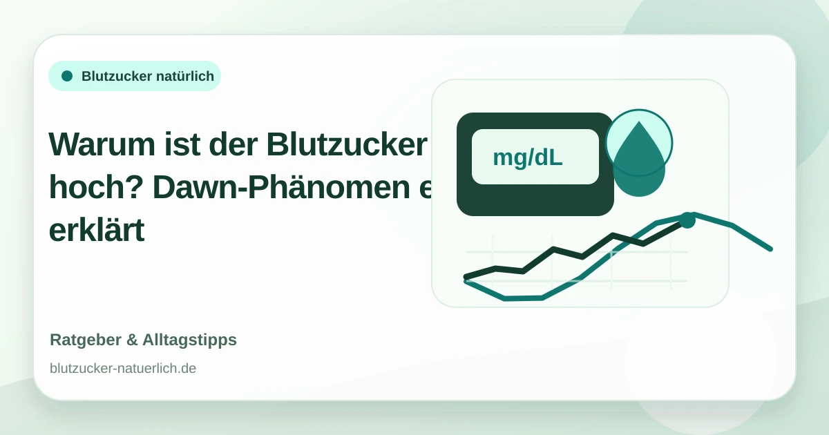 Warum ist der Blutzucker morgens hoch? Dawn-Phänomen einfach erklärt