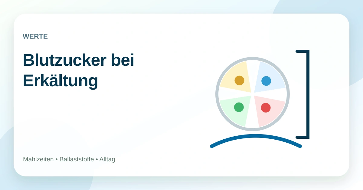 Blutzucker bei Erkältung: warum Infekte Werte verändern können