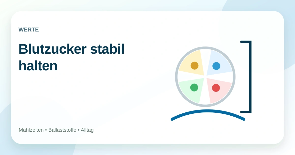 Blutzucker stabil halten: alltagstaugliche Strategien