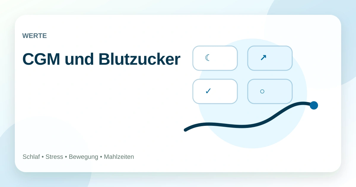 CGM und Blutzucker: kontinuierliche Messung verständlich erklärt