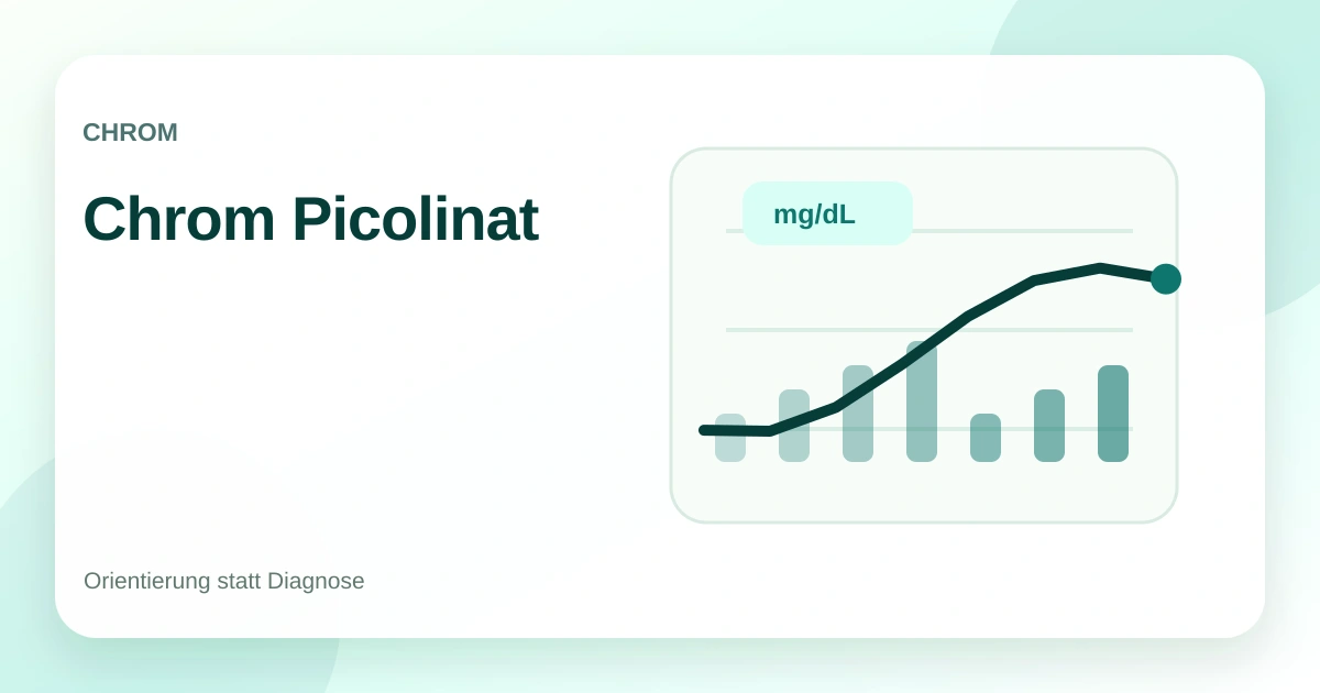 Chrom Picolinat: Eigenschaften, Einnahme und Unterschied zu anderen Chromformen