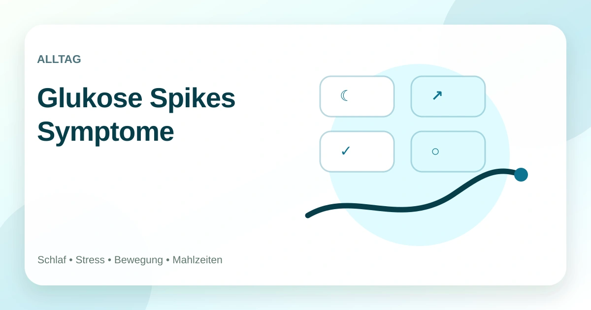 Glukose Spikes Symptome: woran man Schwankungen bemerken kann