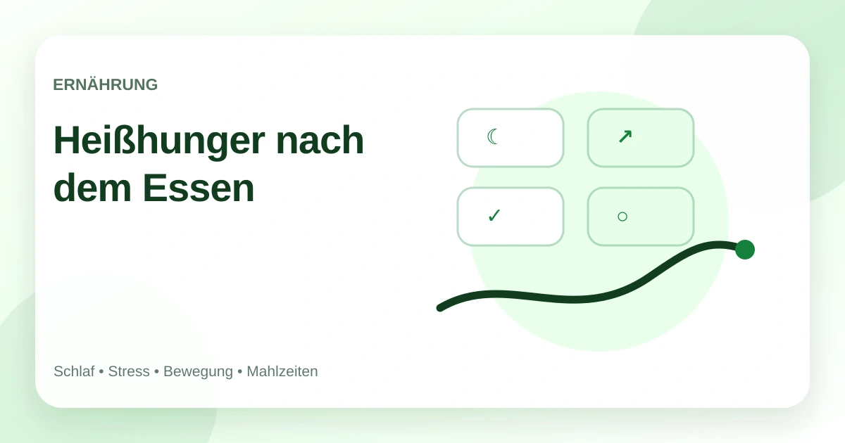 Heißhunger nach dem Essen: was der Blutzucker damit zu tun haben kann