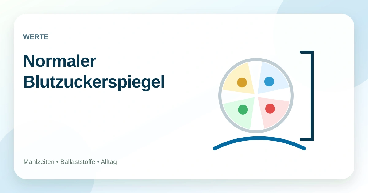 Normaler Blutzuckerspiegel: Orientierung für gesunde Erwachsene